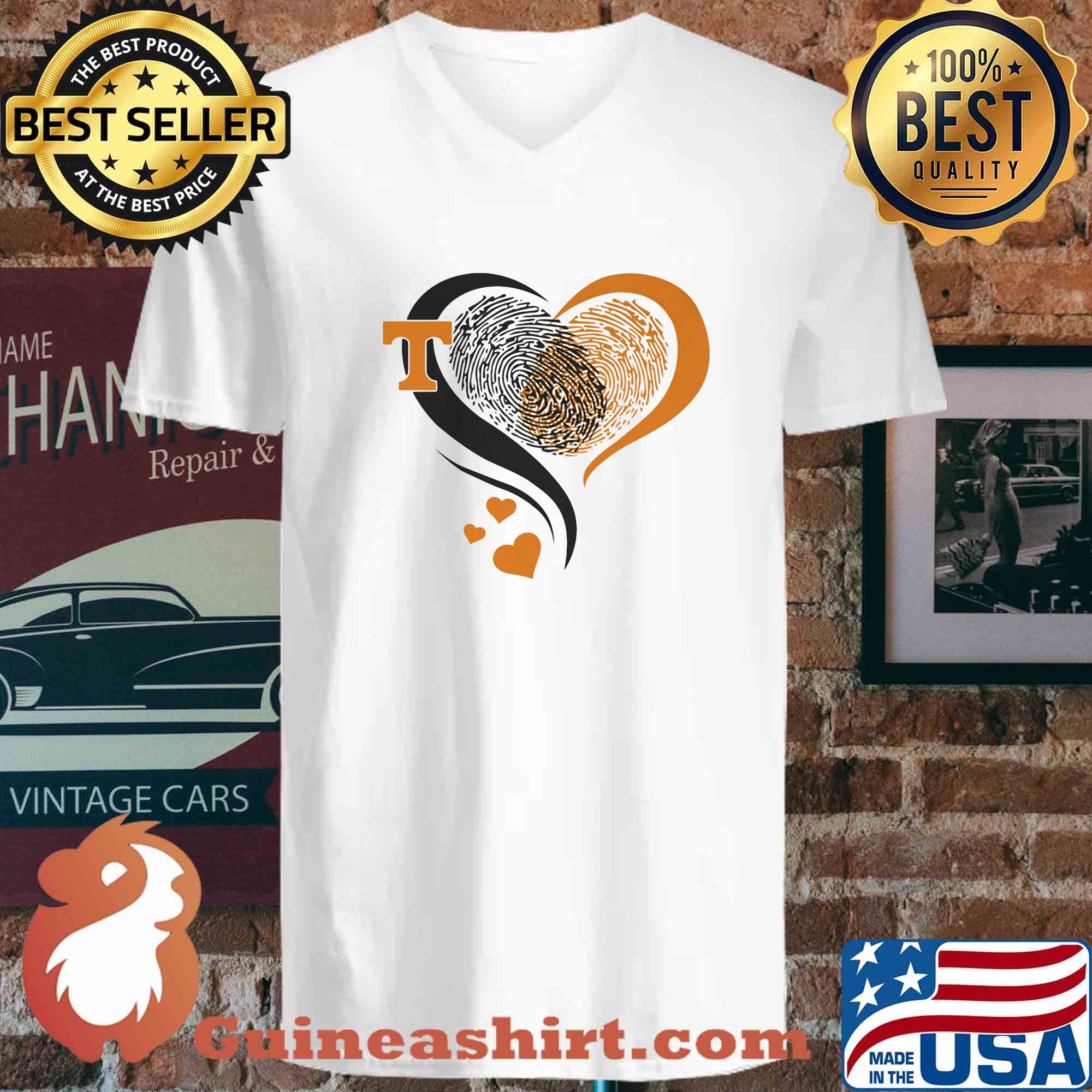 Love Tennessee Hearts Fingerprints s 3