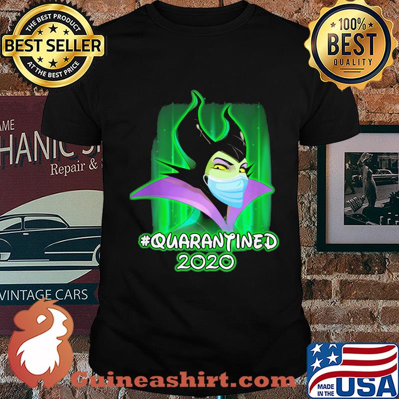 Maleficent quarantined 2020 Disney mask covid-19 shirt