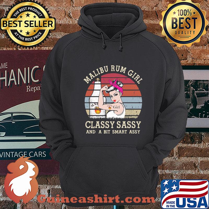 Malibu Rum Girl Classy Sassy And A Bit Smart Assy Vintage shirt
