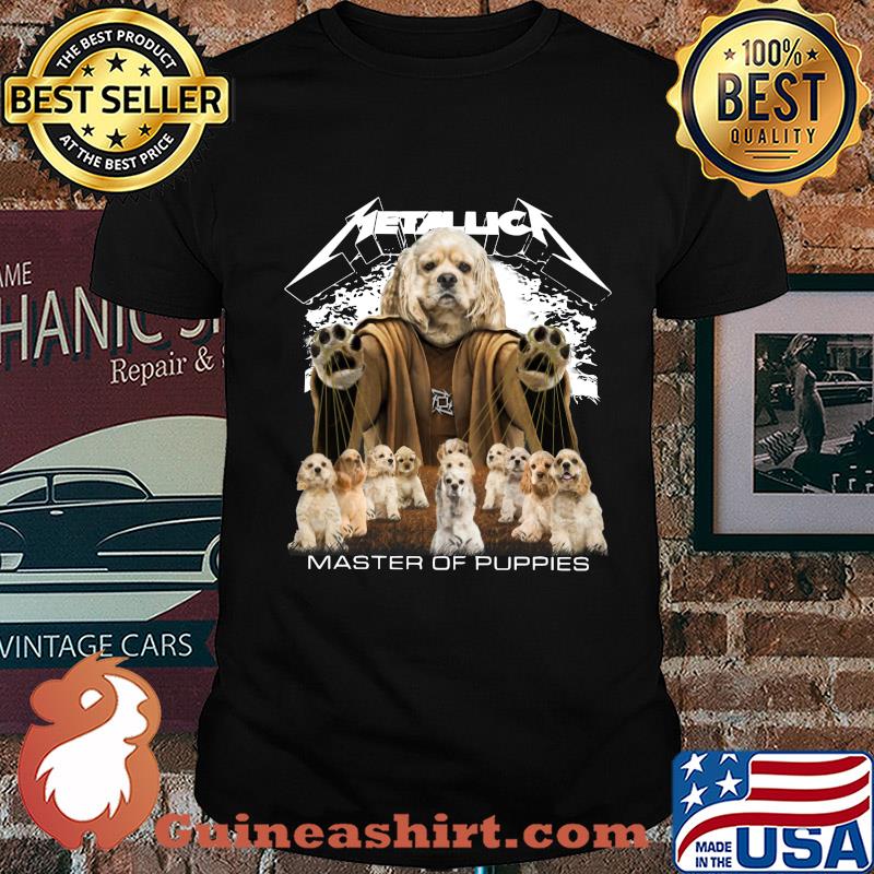 Metallic American Cocker Spaniel Master of puppies shirt