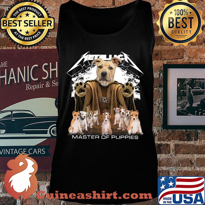 Metallic American Staffordshire Terrier Master of puppies s Tank top