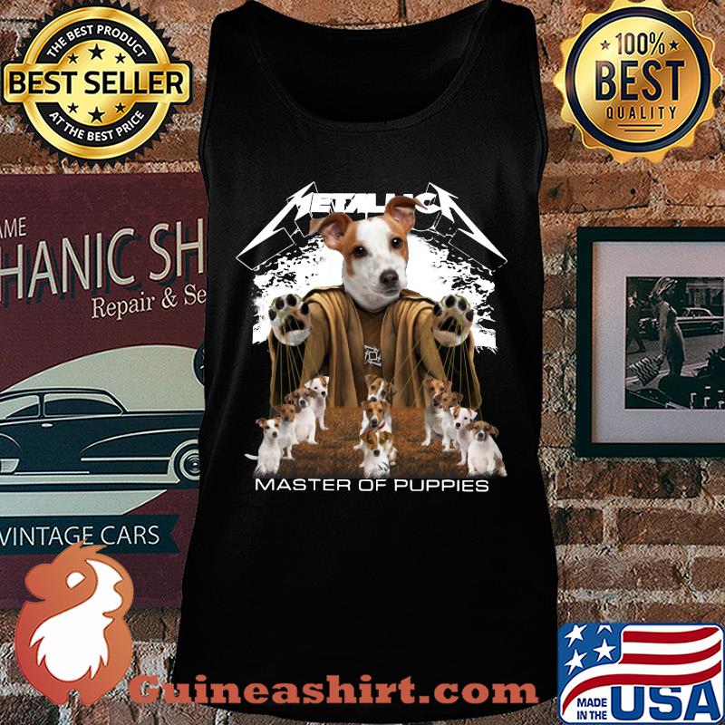 Metallic Jack Russell Terrier Master of puppies s Tank top