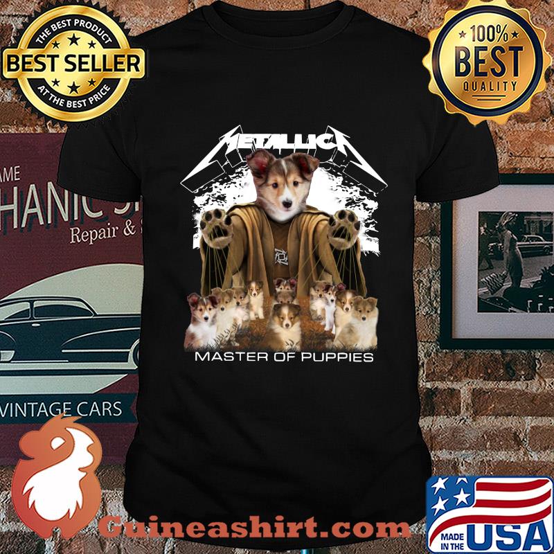 Metallic Shetland Sheepdog Master of puppies shirt