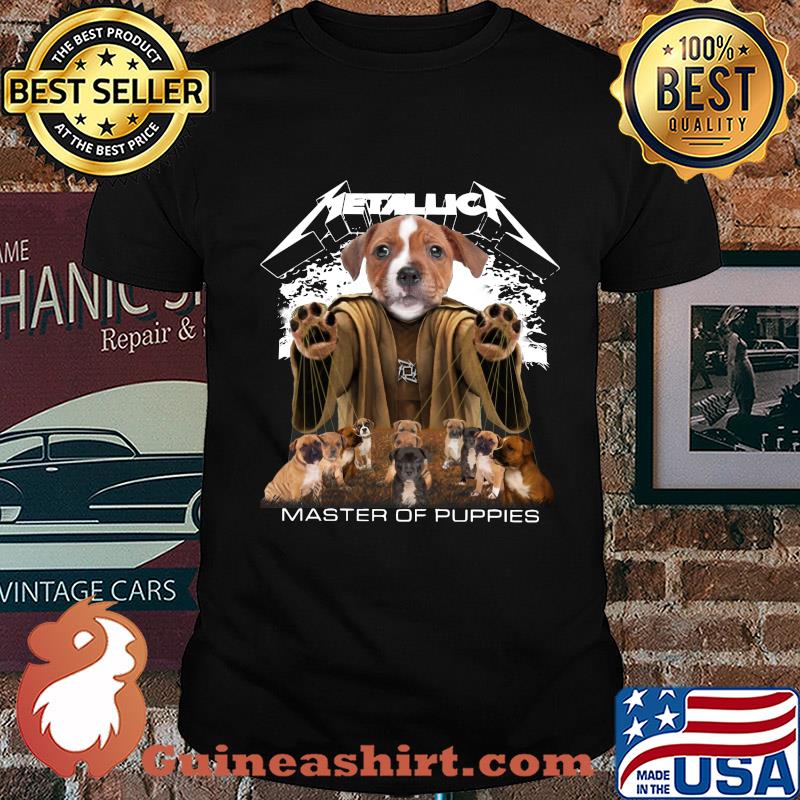 Metallic Staffordshire Bull Terrier Master of puppies shirt