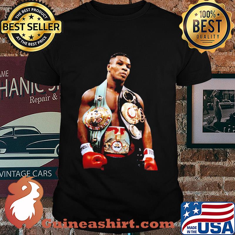 Mike tyson championship belts shirt