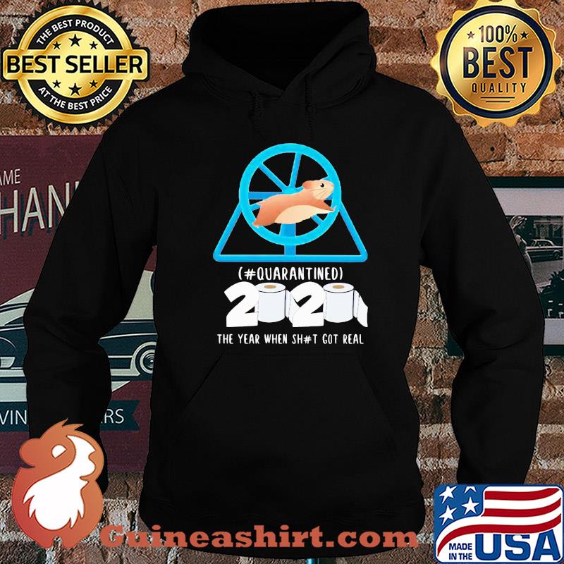 Mouse quarantined 2020 toilet paper the year when shit got real quarantined s Hoodie