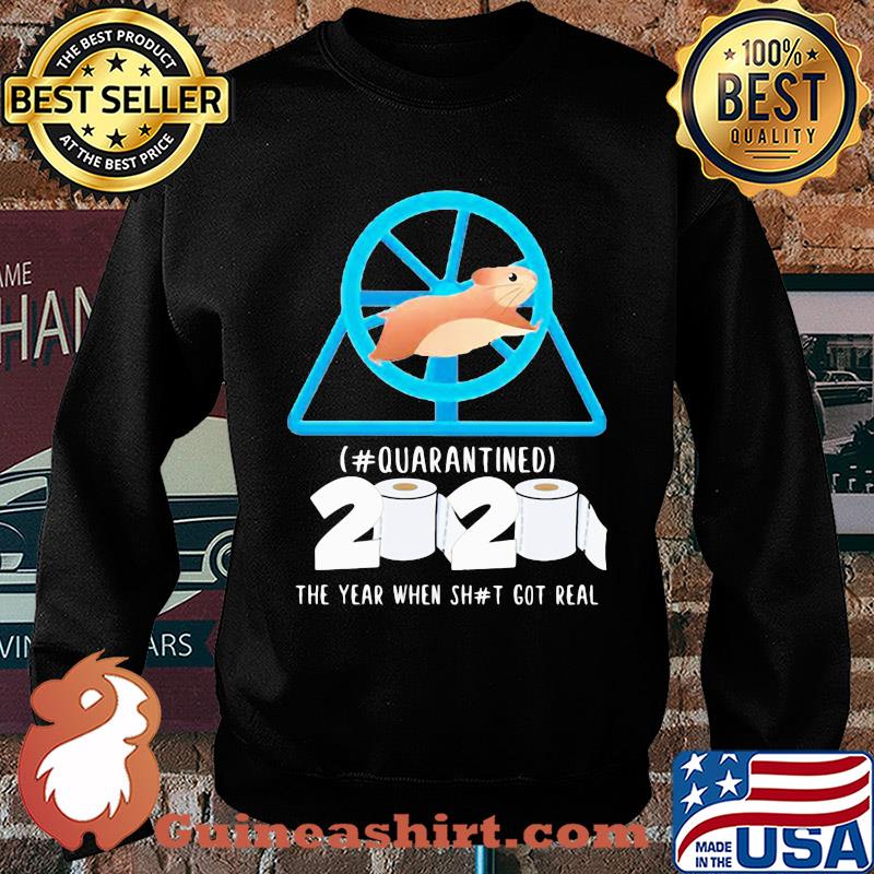 Mouse quarantined 2020 toilet paper the year when shit got real quarantined s Sweater