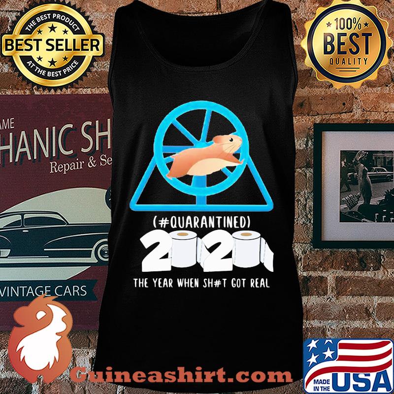 Mouse quarantined 2020 toilet paper the year when shit got real quarantined s Tank top