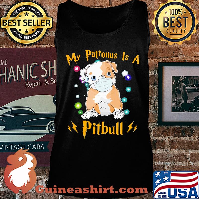 My patronus is a Pitbull mask s Tank top