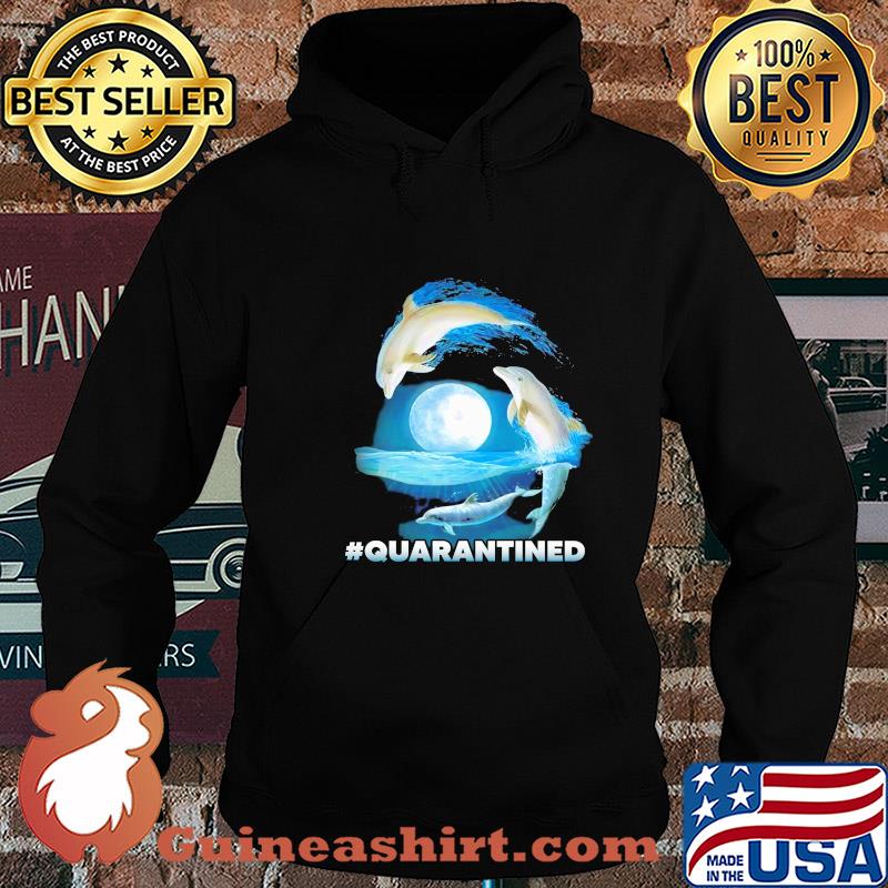 Nautical Full Moon Bottlenose Dolphins Quarantined Shirt Hoodie