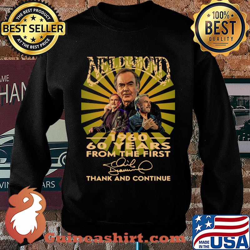Neil diamond 1960 60 years from the first signature thanks and continue s Sweater