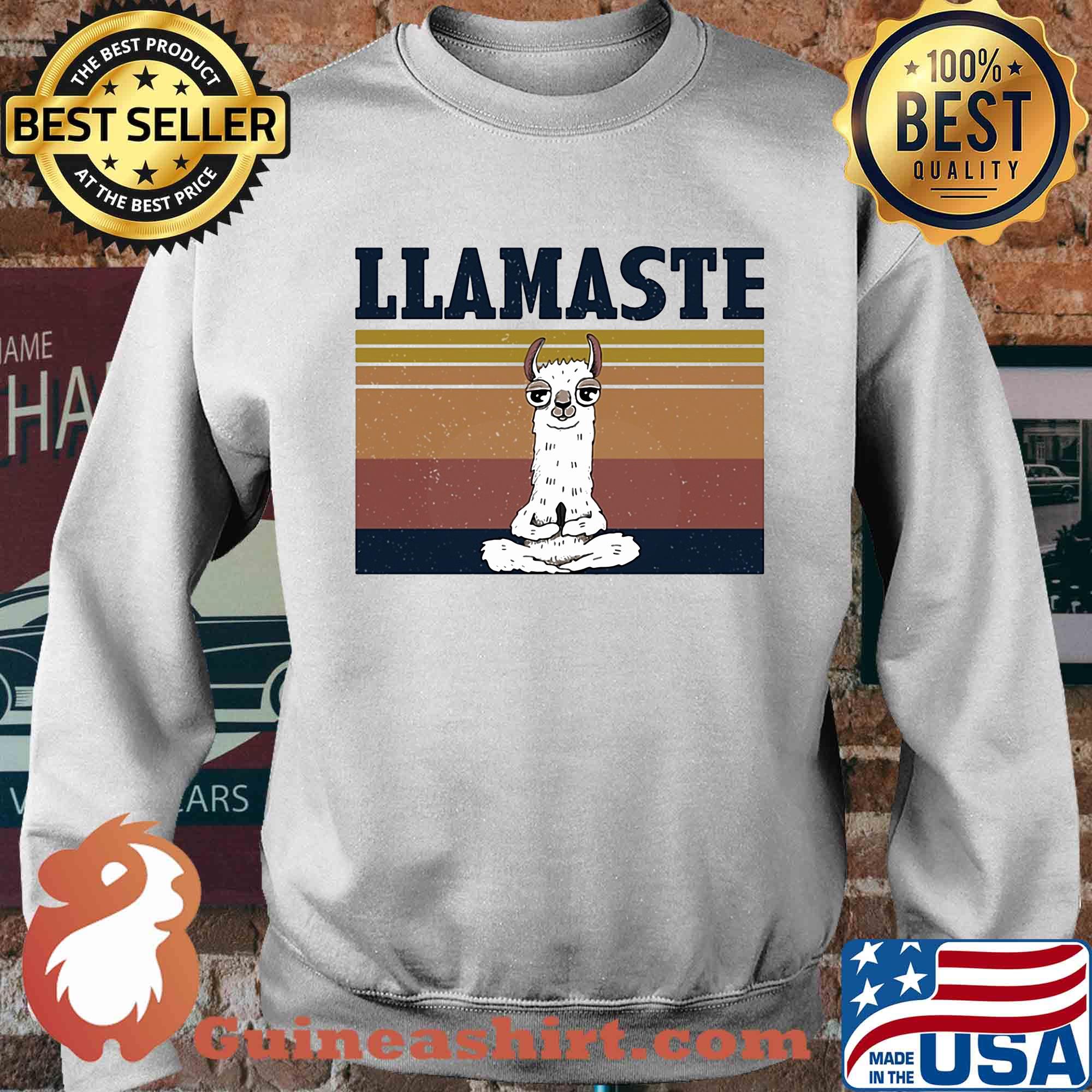 Official Llamaste Yoga vintage s Sweater