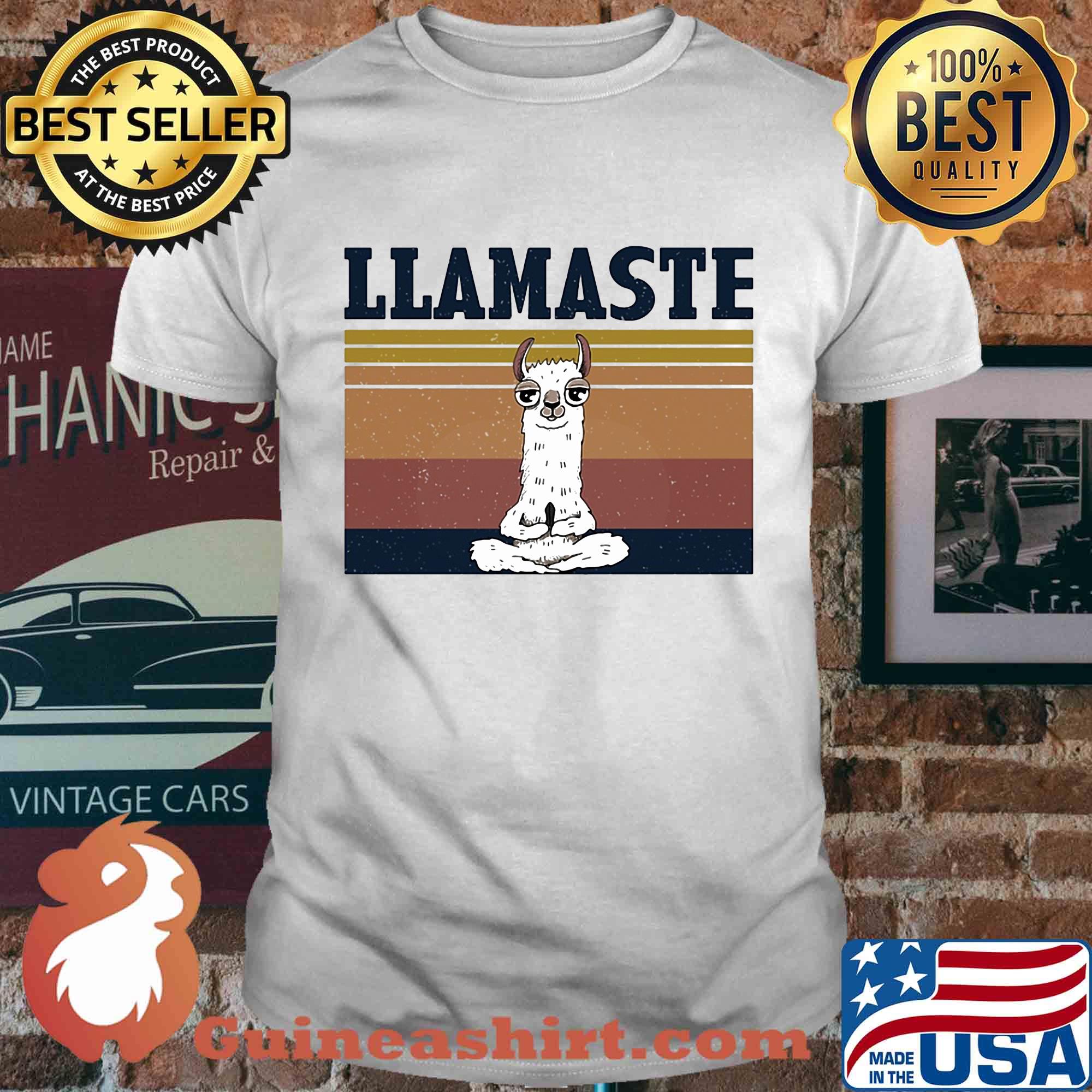 Official Llamaste Yoga vintage shirt
