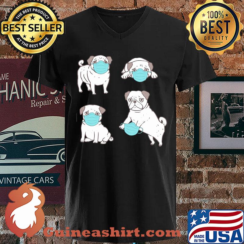 Official Pug mark chibi s V-neck