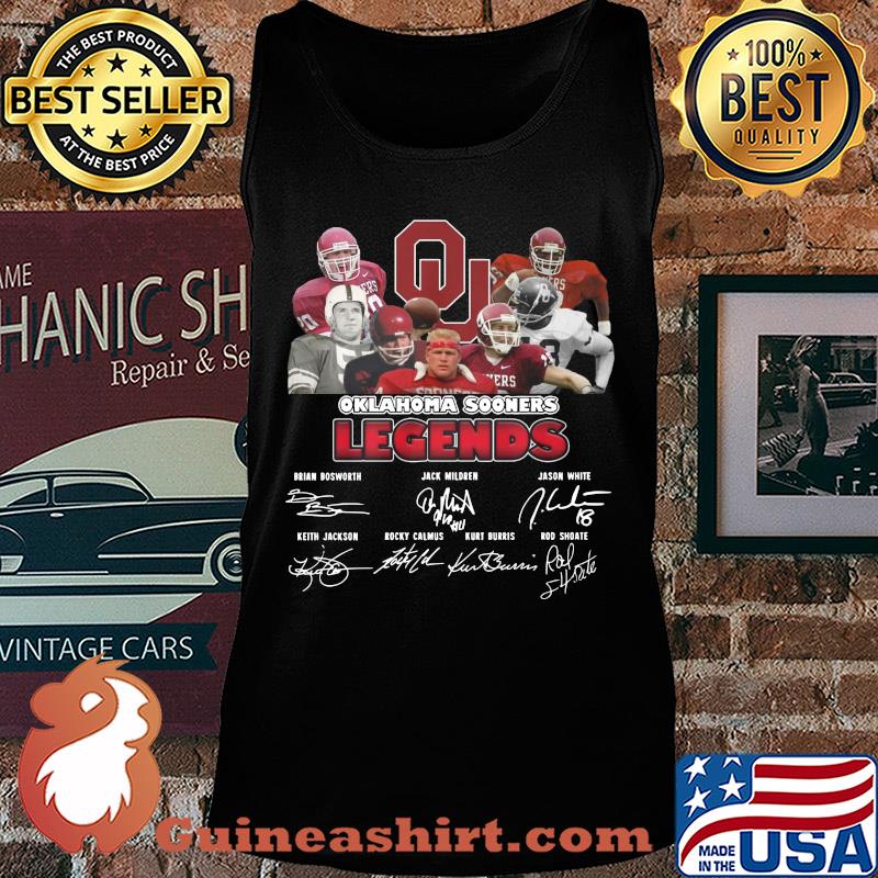 Oklahoma Sooners legends signature s Tank top