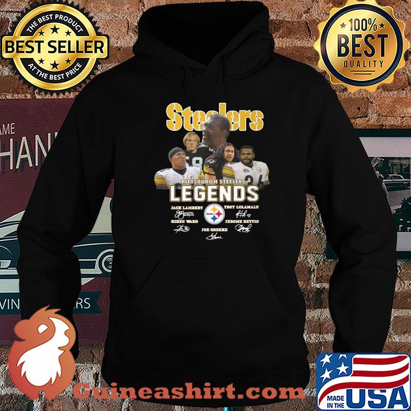 pittsburgh steelers legends jack landert troy leolulu joe greed team signatures s Hoodie