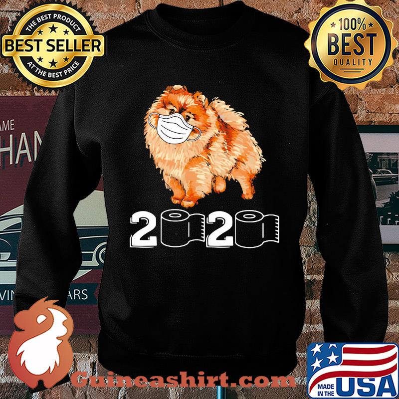 Pomeranian mask 2020 toilet paper s Sweater