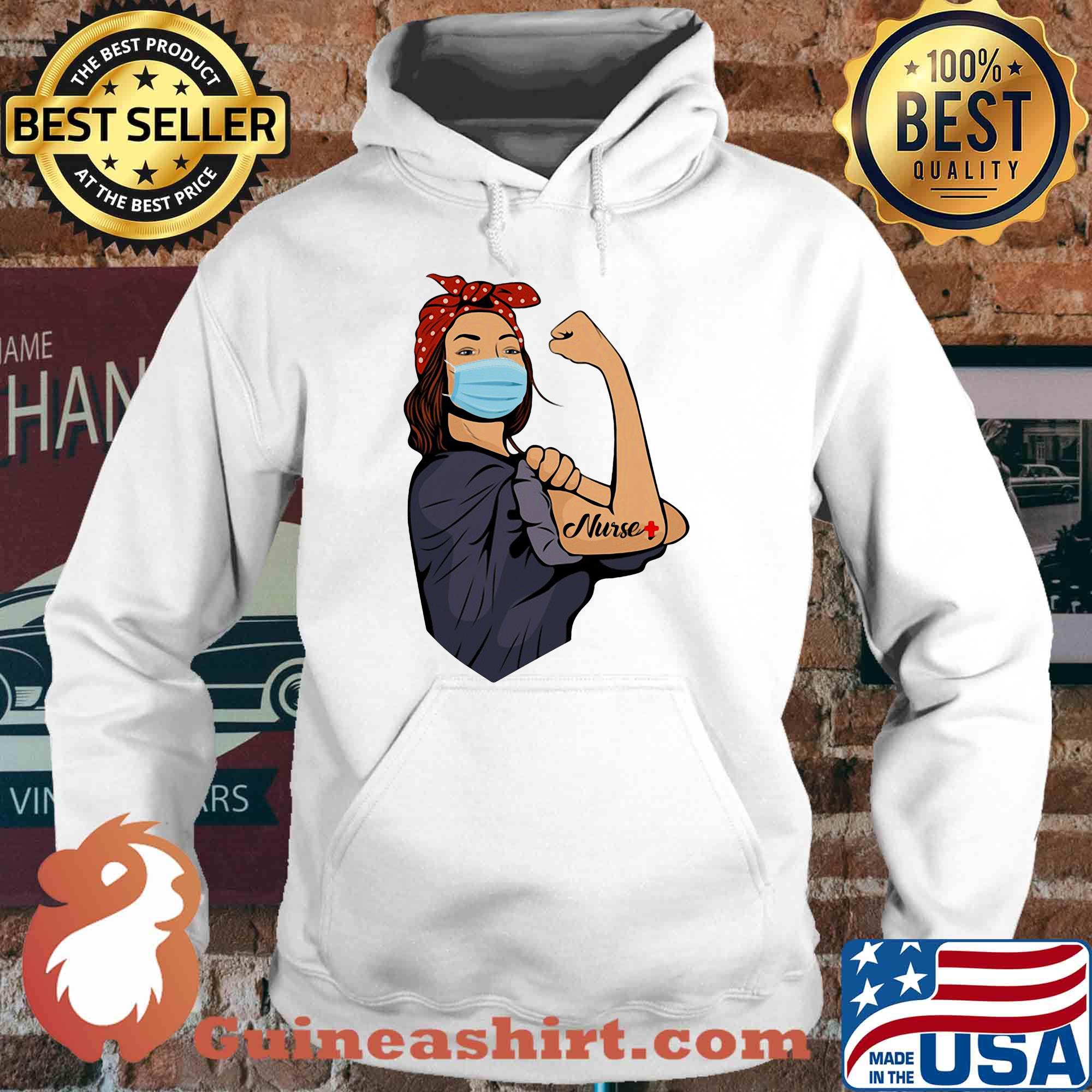 Pop Art Sexy Strong Woman Nurse s Hoodie