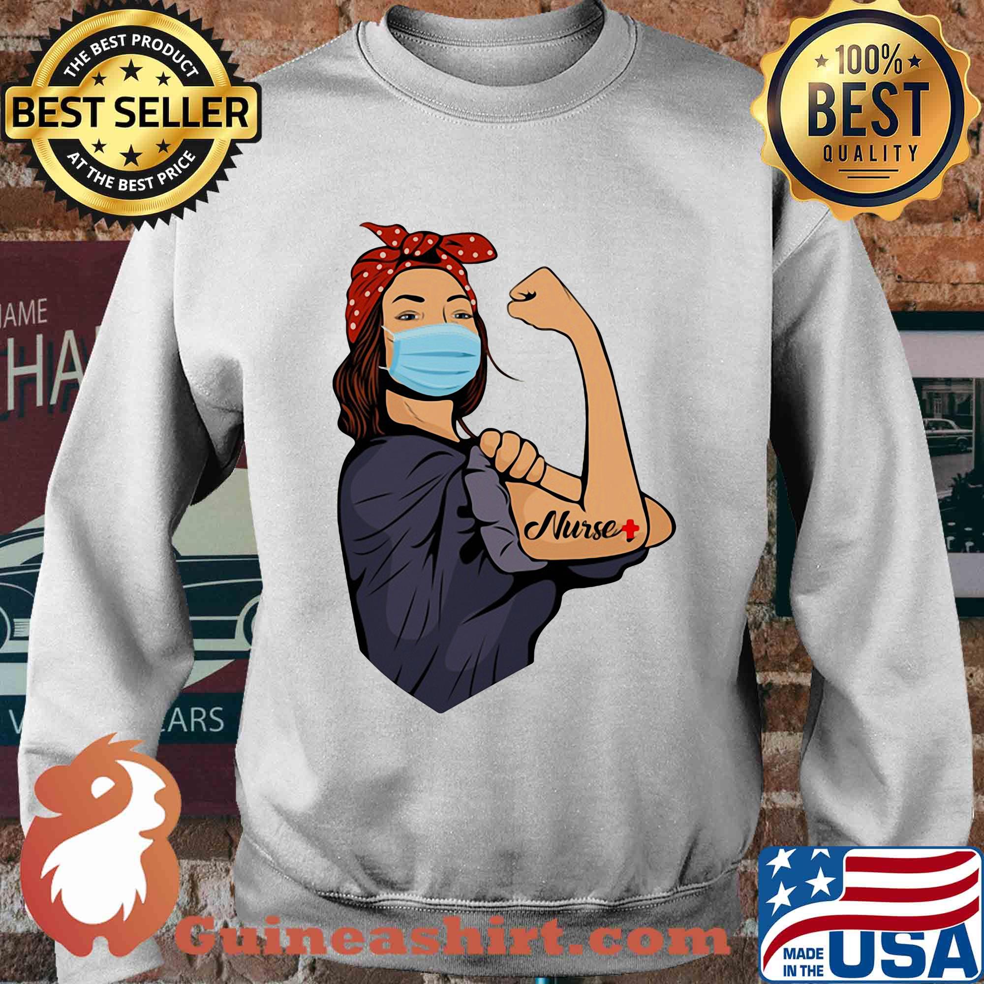 Pop Art Sexy Strong Woman Nurse s Sweater