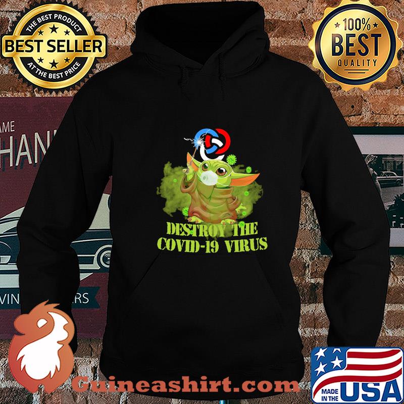 Primerica baby yoda destroy the covid-19 virus s Hoodie