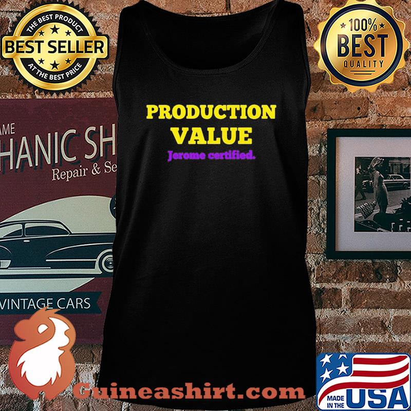 Production value Jerome certified s Tank top