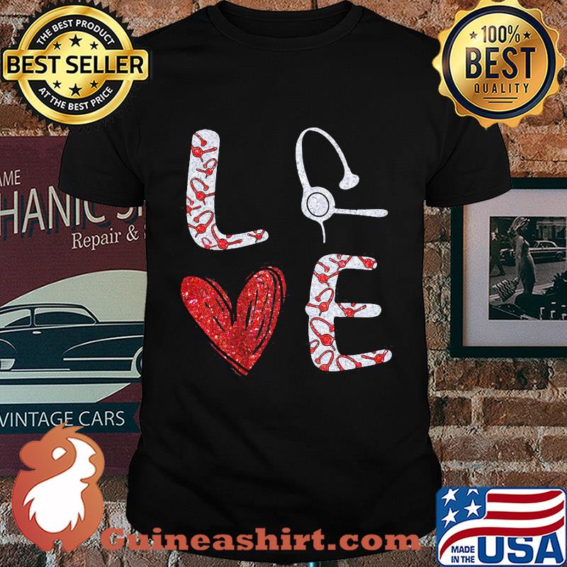 Proud Dispatcher Love heart shirt
