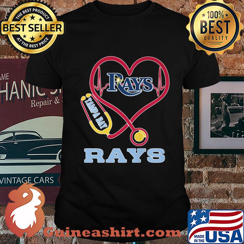 Rays Tampa bay hearbeat Stethoscope shirt