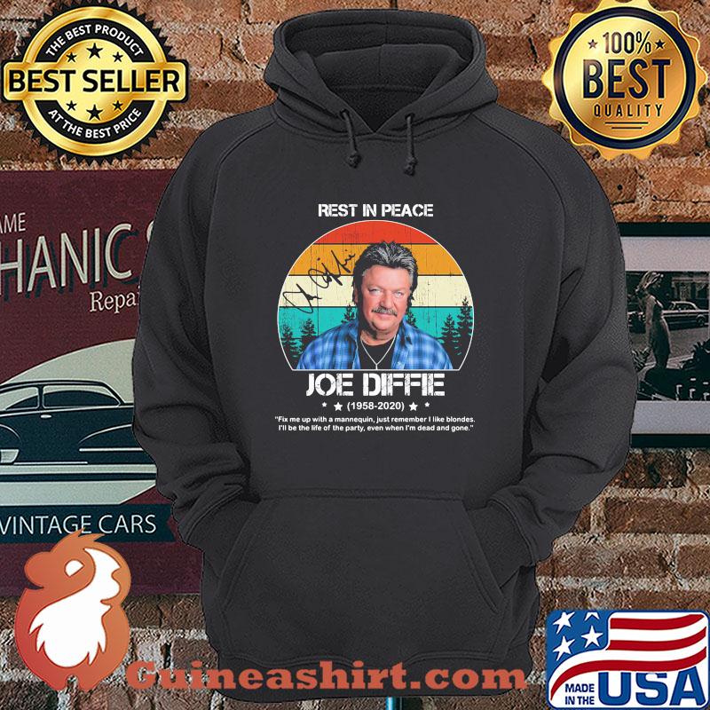 Rest in peace Joe Diffie 1958 2020 vintage signature shirt