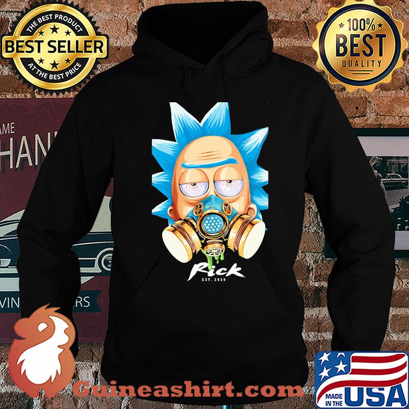 Rick with gas mask est 2020 covid-19 s Hoodie