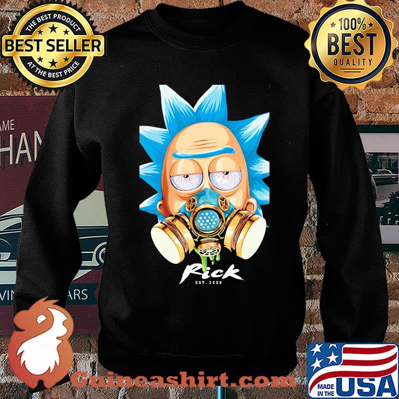 Rick with gas mask est 2020 covid-19 s Sweater