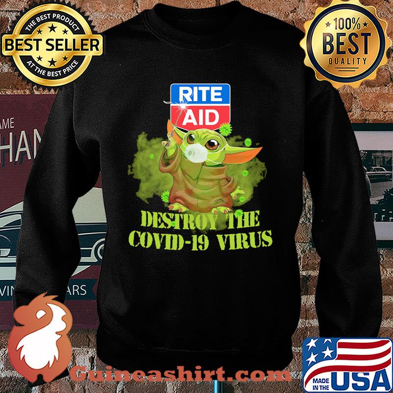 Rite aid baby yoda destroy the covid-19 virus s Sweater