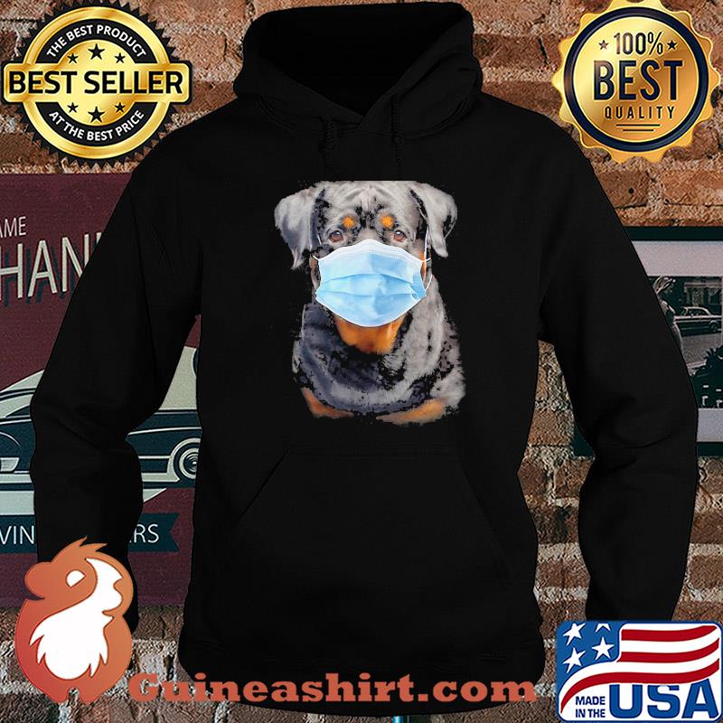 Rottweiler face mask covid-19 s Hoodie