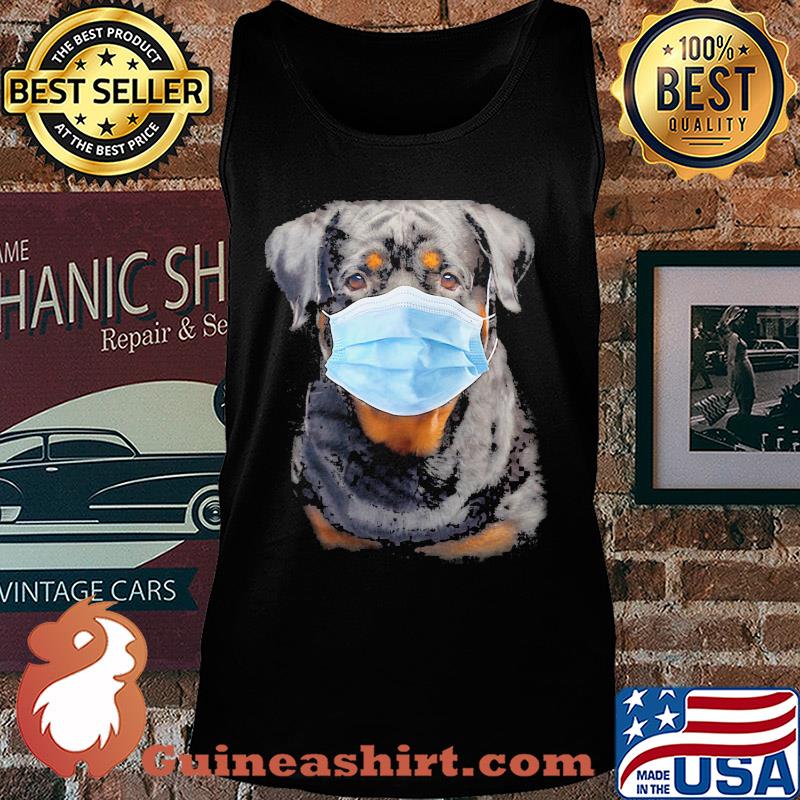 Rottweiler face mask covid-19 s Tank top