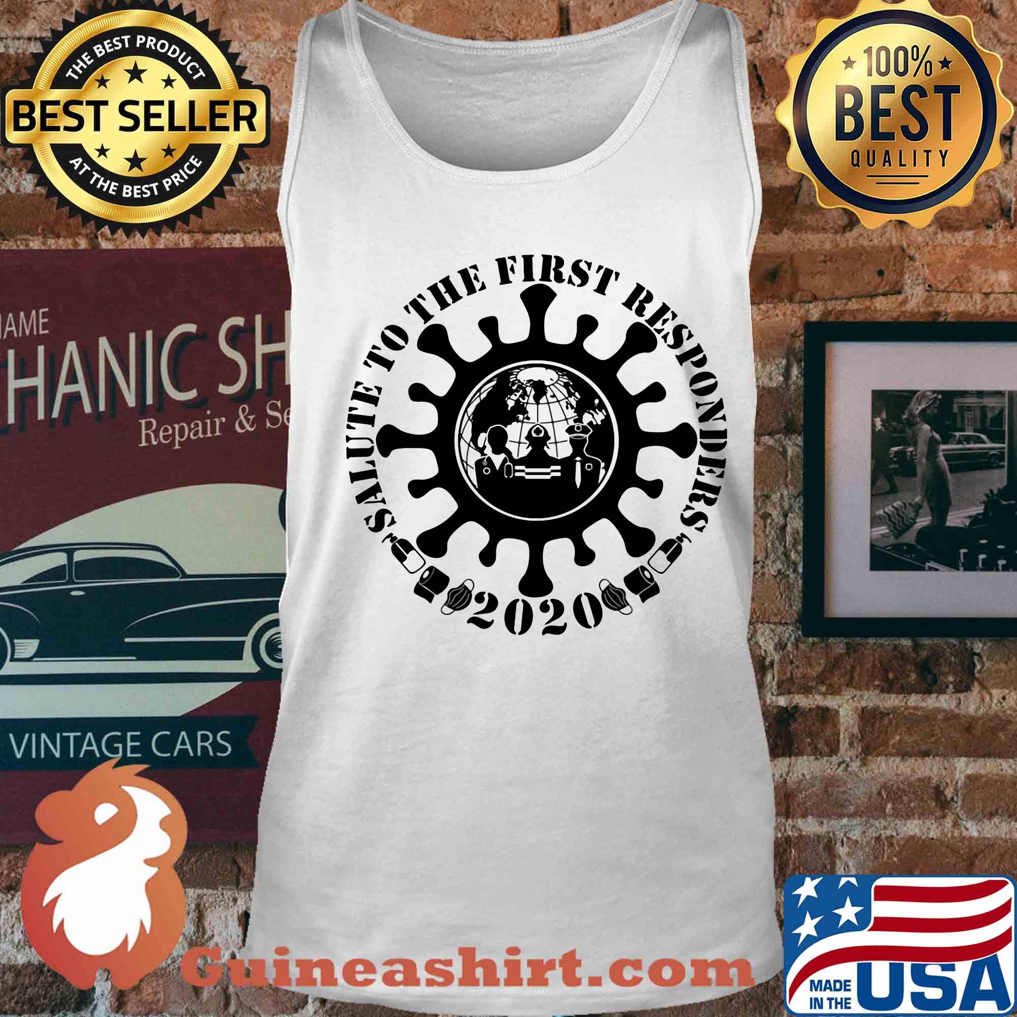 Salute to the first responders 2020 mask toilet paper s Tank top