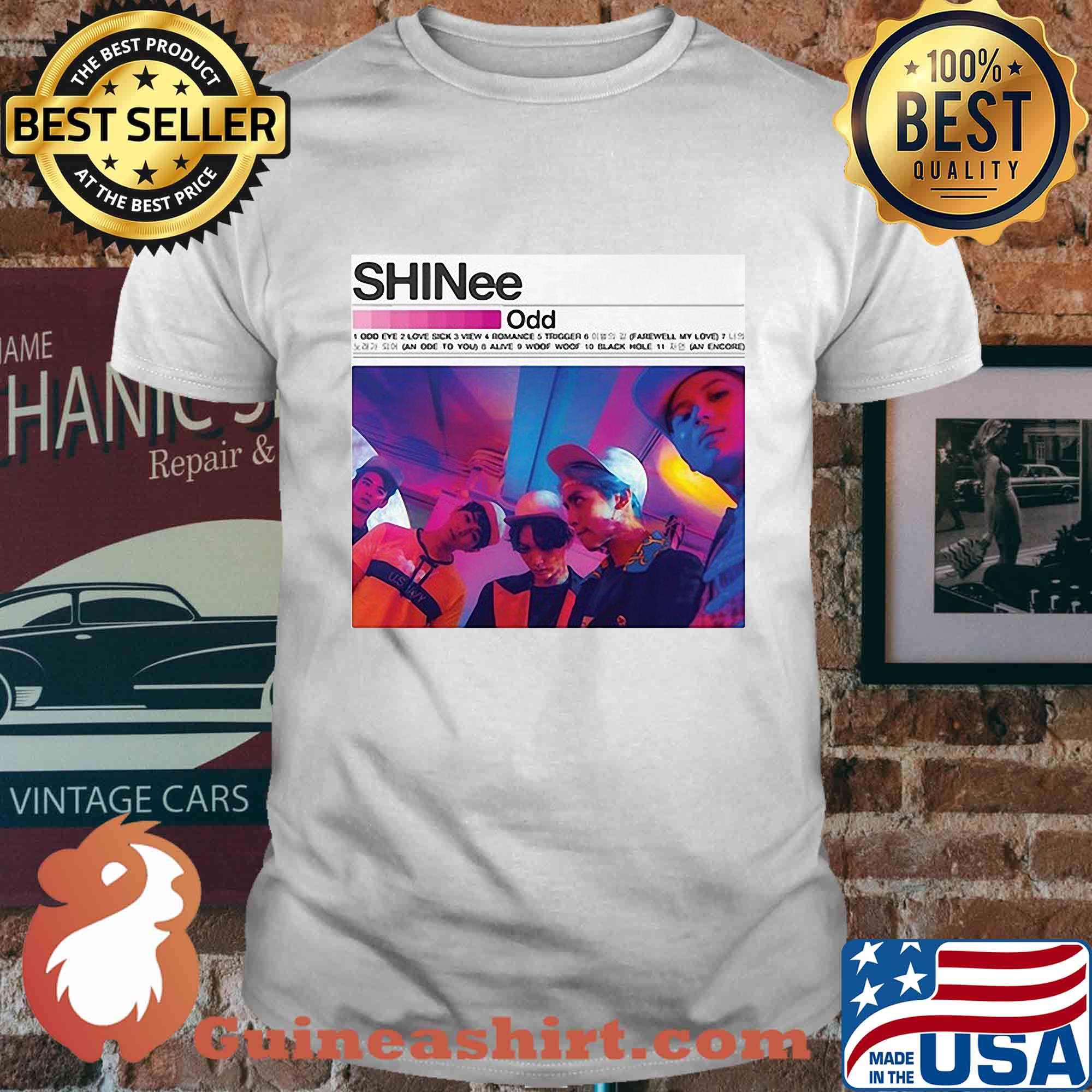 Shinee odd Korea band shirt