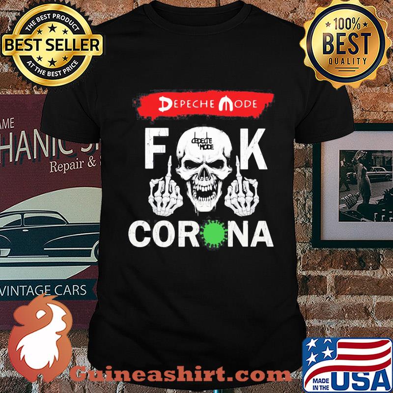 Skull depeche mode fuck coronavirus 2020 shirt