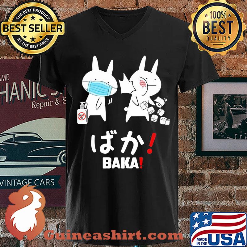 Slap Rabbit Mask Baka Japanese Coronavirus Shirt