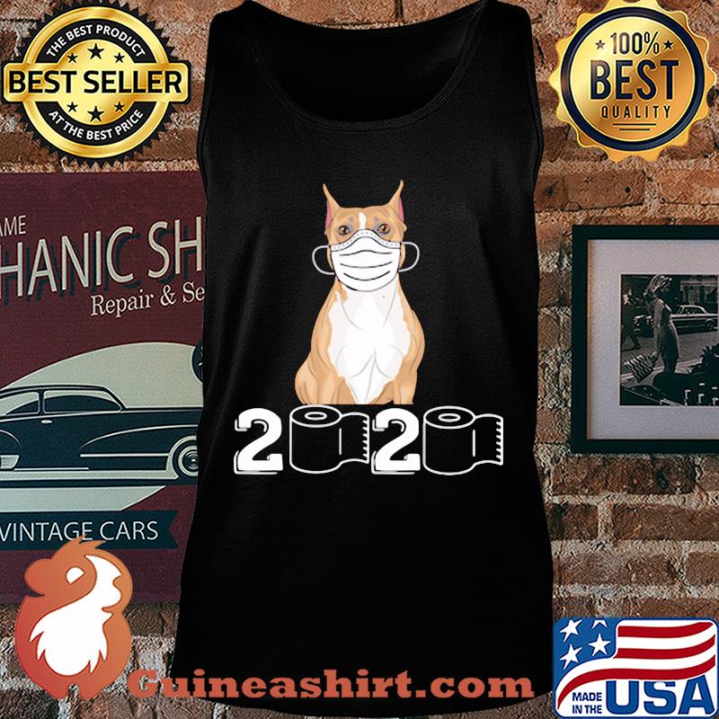 Staffordshire Bull Terrier mask 2020 toilet paper s Tank top