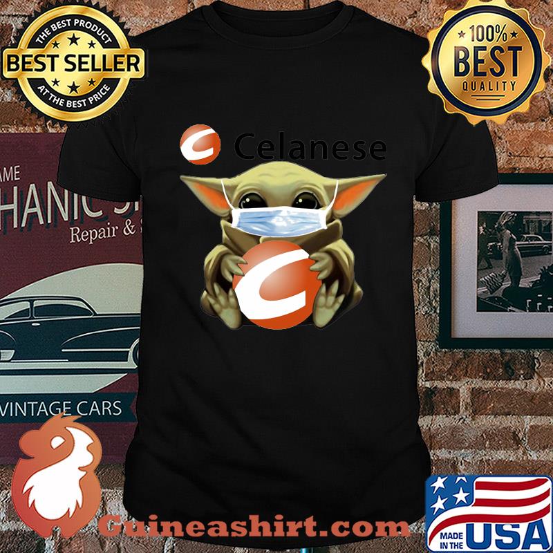 Star wars baby yoda hug Celanese mask covid-19 shirt
