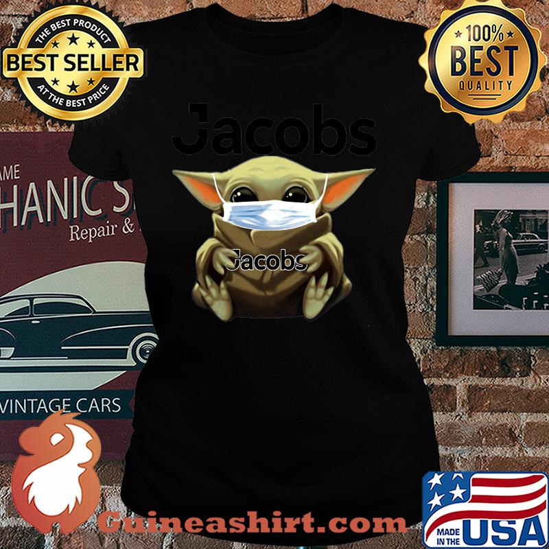 Star wars baby yoda hug Jacobs mask covid-19 s Ladies tee