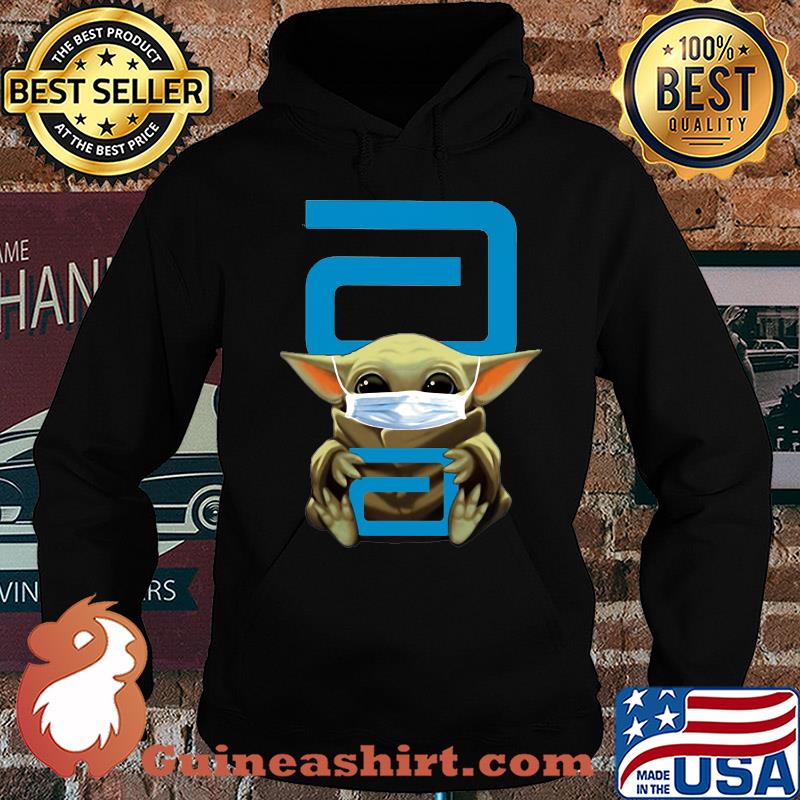 Star wars baby yoda mask hug abbott covid-19 s Hoodie