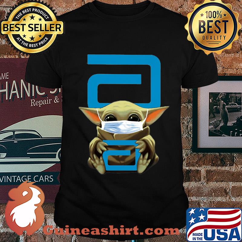 Star wars baby yoda mask hug abbott covid-19 shirt