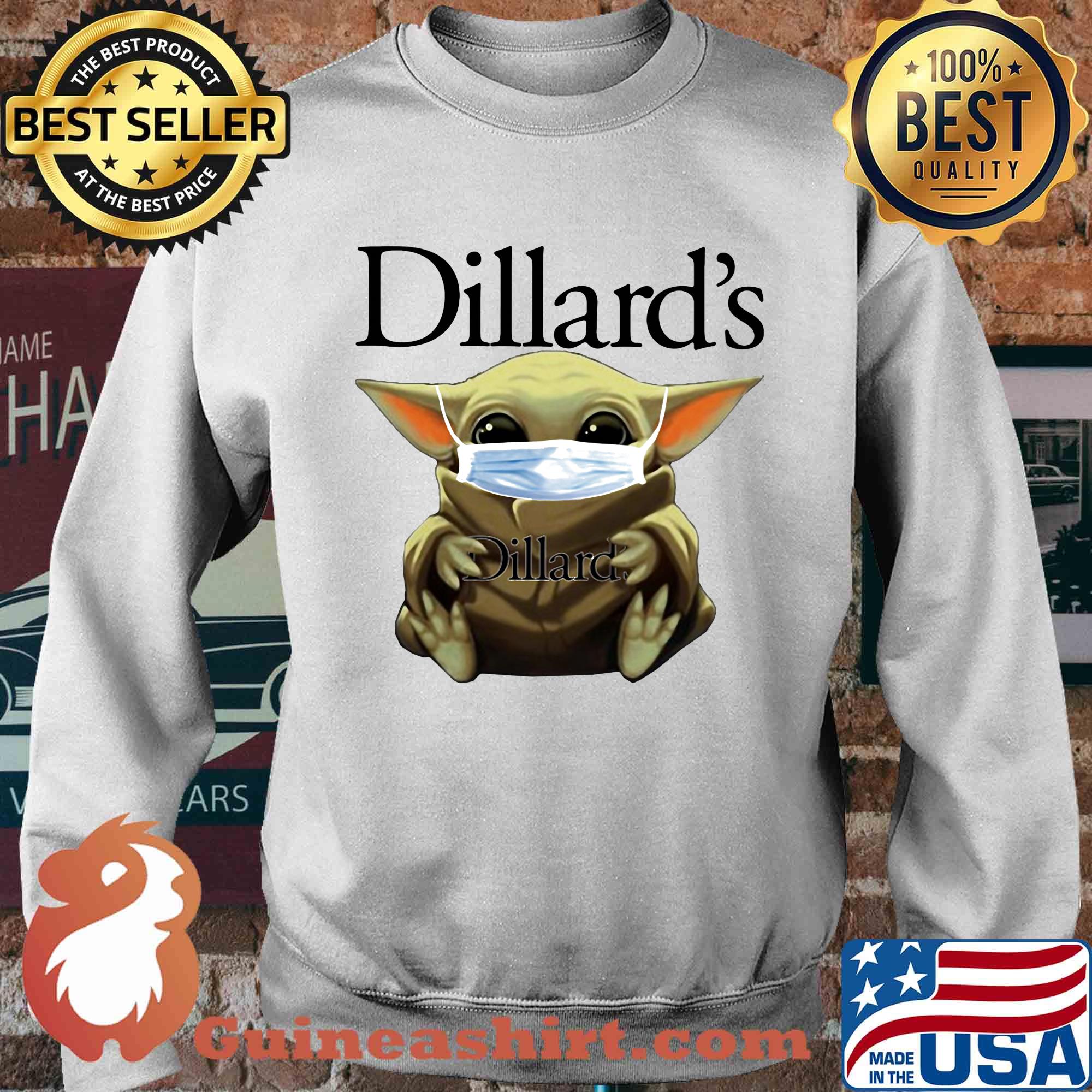 Star wars baby yoda mask hug dillard’s covid-19 s Sweater