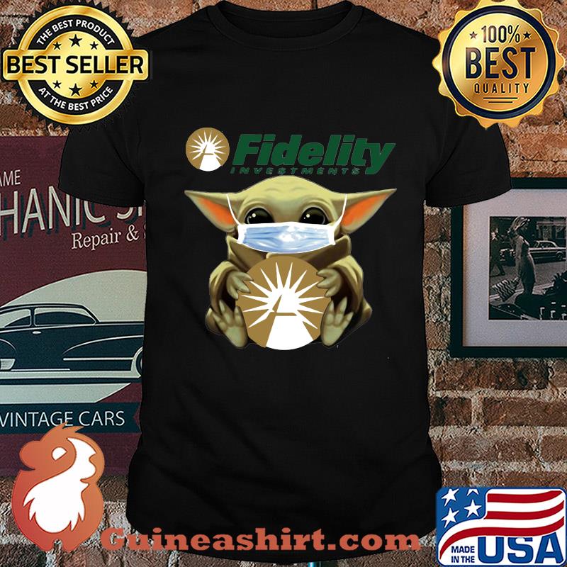 Star wars baby yoda mask hug fidelity investments covid-19 shirt
