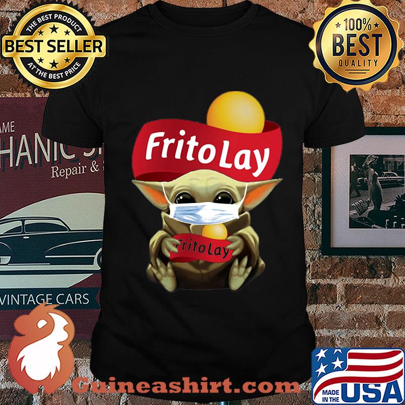 Star wars baby yoda mask hug frito lay covid-19 shirt