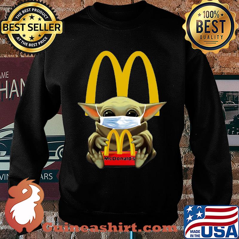 Star wars baby yoda mask hug mcdonald’s covid-19 s Sweater