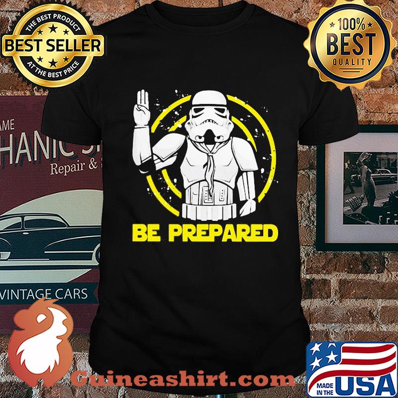 Star wars darth vader be prepared shirt