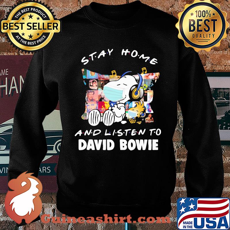 Stay home and listen to David Bowie Snoopy and Stock s Sweater