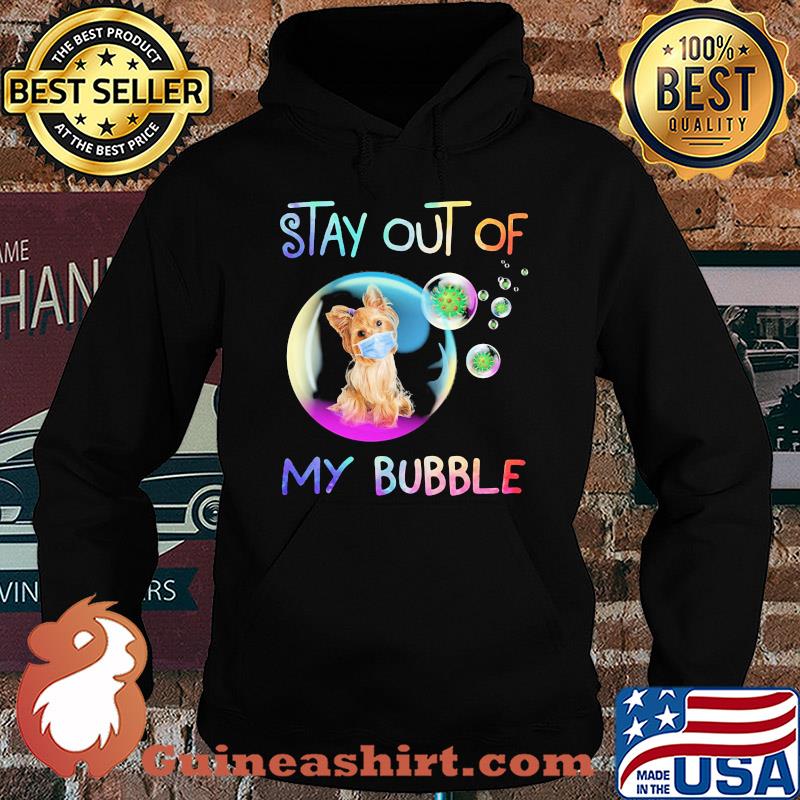 Stay out of my Bubble virus mask Dog s Hoodie