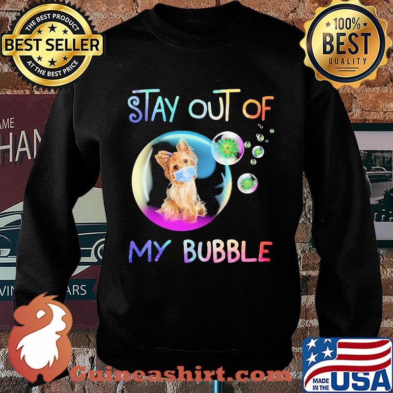 Stay out of my Bubble virus mask Dog s Sweater